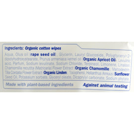 Natracare Organic Cotton Baby Wipes - 50 Pack