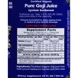 Dynamic Health Organic Certified Goji Berry Gold Juice - 32 Fl Oz