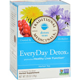 Traditional Medicinals Everyday Detox Herbal Tea - Case Of 6 - 16 Bags