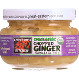 Emperors Kitchen Ginger - Organic - Chopped - 4.5 Oz - Case Of 12