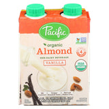 Pacific Natural Foods Almond Vanilla - Roasted - Case Of 6 - 8 Fl Oz.