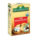 Devonsheer Organic Garlic Melba Rounds - Case Of 12 - 5.25 Oz.