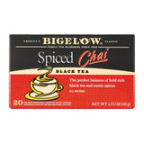 Bigelow Tea Black Tea - Spiced Chai - Case Of 6 - 20 Bag