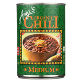 Amy's Organic Medium Chili - Case Of 12 - 14.7 Oz