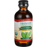 Frontier Herb Peppermint Flavor - Organic - 2 Oz