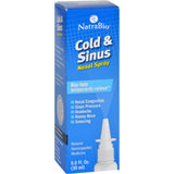 Natrabio Cold And Sinus Nasal Spray - 0.8 Fl Oz