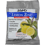 Zand Herbalozenge Lemon Zinc Lemon - 15 Lozenges - Case Of 12