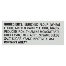 Jj Flats - Flatbread - Sesame - Case Of 12 - 5 Oz.