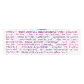 Earth Friendly Hand Soap - Lavender - Case Of 6 - 17 Fl Oz.