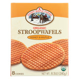 Shady Maple Farms Organic Honey And Maple Waffle Cookie - Case Of 8 - 8.5 Oz.