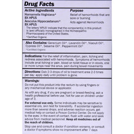 Forces Of Nature Organic Hemorrhoid Control - Extra Strength - 11 Ml