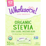 Wholesome Sweeteners Stevia - Organic - 35 Count - 1.23 Oz - Case Of 6