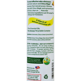 Citrus Magic Natural Odor Eliminating Air Freshener - Tropical Lemon - 3.5 Fl Oz