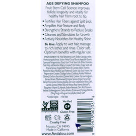 Andalou Naturals Age Defying Shampoo With Argan Stem Cells - 11.5 Fl Oz