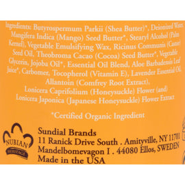 Nubian Heritage Lotion - Lavender And Wildflower - 13 Oz