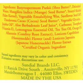 Nubian Heritage Lotion - Lemongrass And Tea Tree - 13 Oz