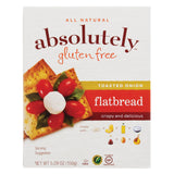 Absolutely Gluten Free - Flatbread - Toasted Onion - Case Of 12 - 5.29 Oz.