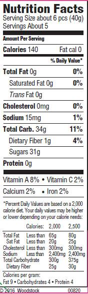Woodstock Mango Slices - Case Of 8 - 7.5 Oz.