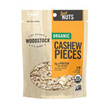 Woodstock Organic Cashews - Pieces - Raw - Case Of 8 - 7 Oz.