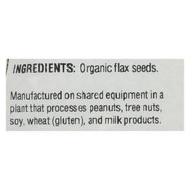 Woodstock Organic Flax Seeds - Case Of 8 - 14 Oz.