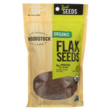 Woodstock Organic Flax Seeds - Case Of 8 - 14 Oz.