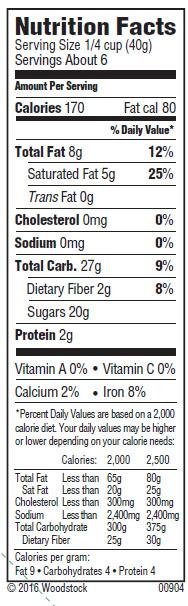 Woodstock Snacks - Organic - Dark Chocolate Raisins - 8.5 Oz - Case Of 8