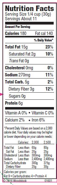 Woodstock Sunflower Seeds - Roasted - Salted - Case Of 8 - 12 Oz.