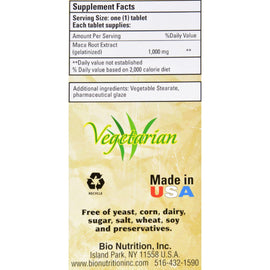 Bio Nutrition Maca-max - 1000 Mg - 30 Tablets