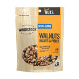 Woodstock Walnuts -  Halves & Pieces - Raw - Case Of 8 - 6 Oz.