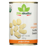 Bioitalia Organic Beans - Butter Beans - Case Of 12 - 14 Oz.