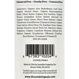 Nourish Organic Body Lotion Almond Vanilla - 8 Fl Oz