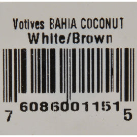 Aloha Bay Votive Candle - Bahia Coconut - Case Of 12 - 2 Oz
