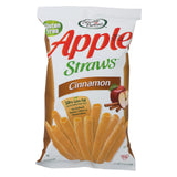 Sensible Portions Apple Straws - Cinnamon - Case Of 12 - 5 Oz.