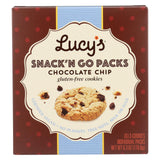 Dr. Lucy's - Cookies - Chocolate Chip - Snack N' Go Packs - Case Of 8 - 6.3 Oz