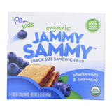 Plum Kids Jammy Sammy Snacks - Blueberry And Oatmeal - Case Of 6 - 1.03 Oz.