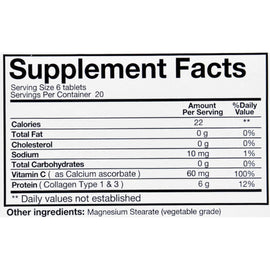 Youtheory Collagen - Type 1 And 3 - 120 Tablets