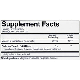 Youtheory Collagen - Type 1 And 2 And 3 - Advanced Formula - 160 Tablets