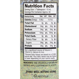 Dynamic Health Apple Cider Vinegar - Organic With Mother - 32 Oz