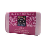 One With Nature Triple Milled Soap Bar - Lilac - 7 Oz