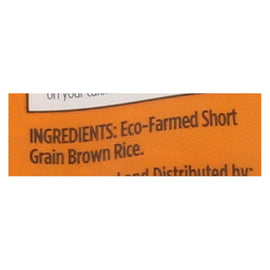 Lundberg Family Farms Organic Short Grain Brown Rice - Case Of 6 - 2 Lb.