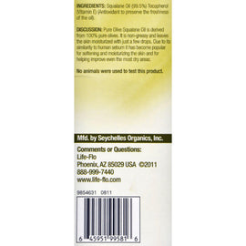 Life-flo Olive Squalane Oil Pure - 2 Fl Oz