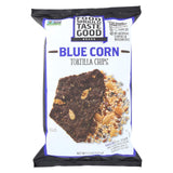 Food Should Taste Good Blue Corn Tortilla Chips - Blue Corn - Case Of 12 - 5.5 Oz.