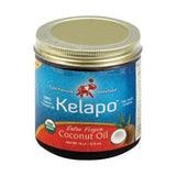 Kelapo Organic Extra Virgin Coconut Oil Amber Glass Jar - Case Of 6 - 14 Oz.