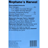 Neptune's Harvest Fish And Seaweed Fertilizer Blend - Blue Label - 5 Gallon