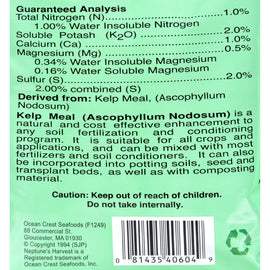 Neptune's Harvest Kelp Meal Fertilizer - Green Label - 4 Lb