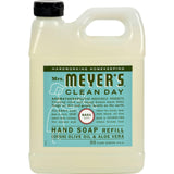 Mrs. Meyer's Liquid Hand Soap Refill - Basil - 33 Lf Oz - Case Of 6