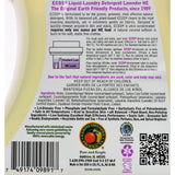 Earth Friendly Ecos Ultra 2x All Natural Laundry Detergent - Lavender - 100 Fl Oz