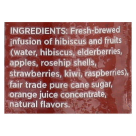 Argo Tea Iced Green Tea - Hibiscus Tea Sangria - Case Of 12 - 13.5 Fl Oz.