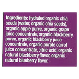 Mamma Chia Squeeze Vitality Snack - Blackberry Bliss - Case Of 16 - 3.5 Oz.