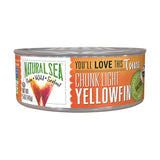 Natural Sea Wild Yellowfin Tuna - With Sea Salt - Case Of 12 - 5 Oz.